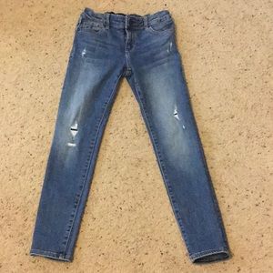 Distressed Girls GAP jeans